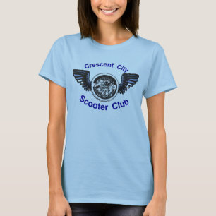 T-shirt Club de Scooter Crescent City