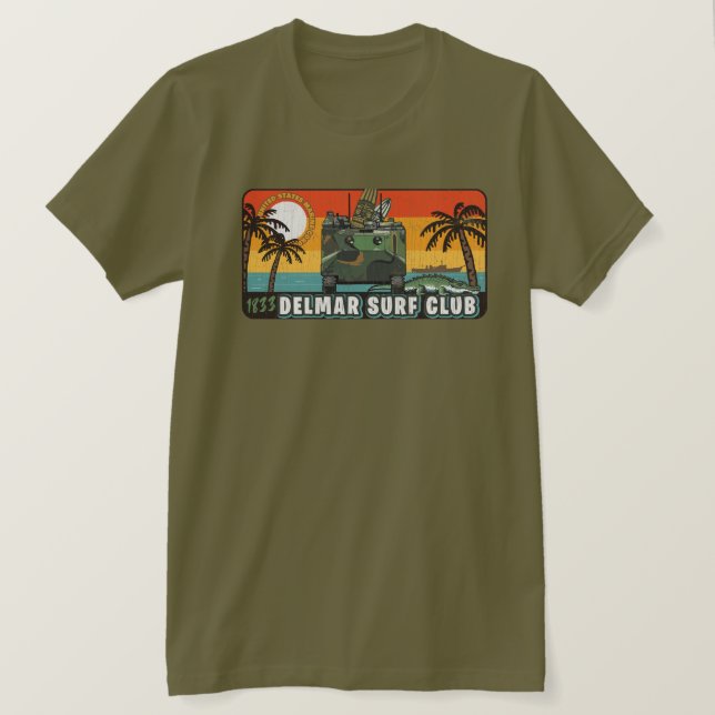 T-shirt Club de Surf Del-Mar (Design devant)