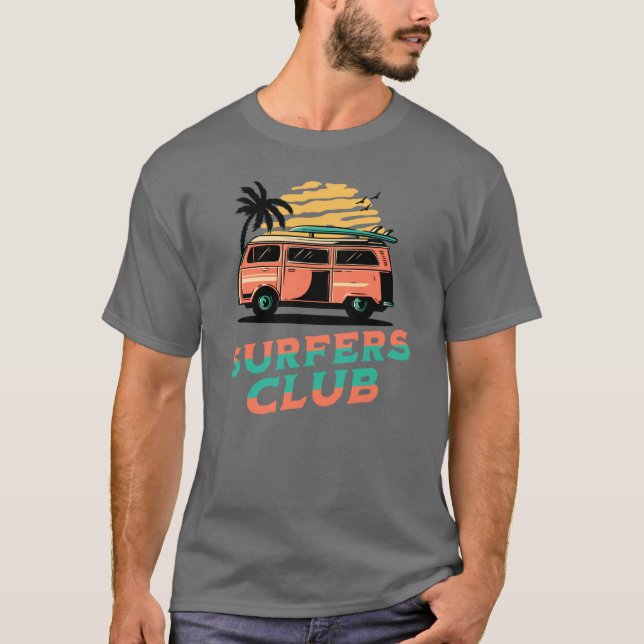 T-Shirt Club de Surfeurs Van (Devant)