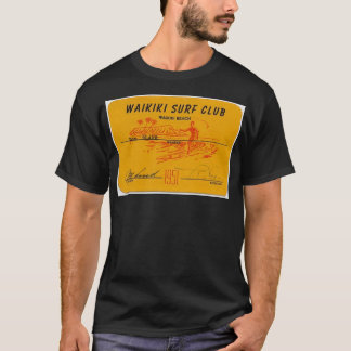 T-shirt club de surfs waikiki