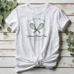 T-shirt Club de tennis | Bachelorette<br><div class="desc">Les chemises de bachelorette parfaites pour toute votre fête de mariée ! Le moyen idéal pour votre équipage d'attirer toute l'attention partout où vous et vos filles allez ! Peut être customisé pour les demoiselles d'honneur, le marié, la mère de la mariée, etc. Idéal aussi pour les fêtes de célibataire...</div>