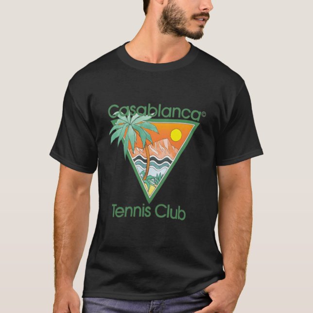 T-shirt Club de tennis de Casablanca (Devant)