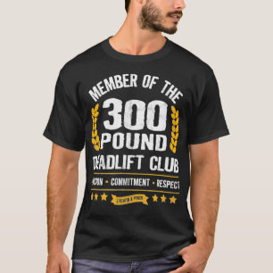 T-shirt Club de transport rapide de 300 livres Strong Men 