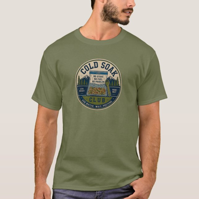 T-shirt Club de trempage froid drôle (Devant)