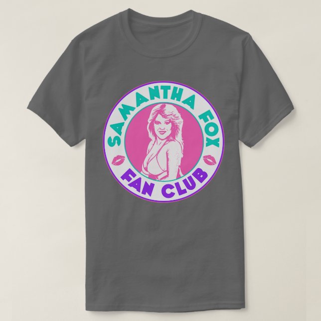 T-SHIRT CLUB DE VENTE SAMANTHA FOX (Design devant)