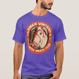 T-shirt Club de viandes fumées Vincents fermiers