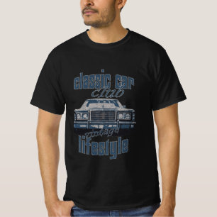T-shirt club de voiture classique vintage vieil amoureux d