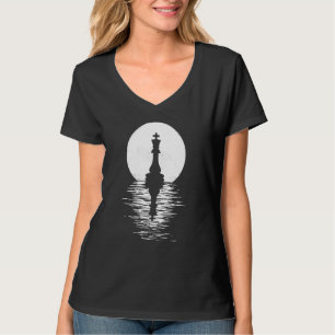 T-shirt Club d'échecs Jeu Roi Reine Cheval pièce d'échec h