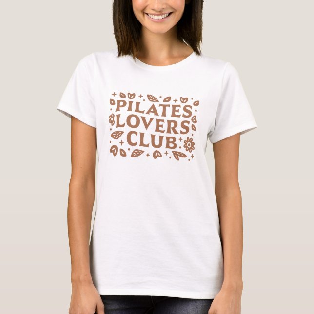T-shirt Club des amateurs de Pilates (Devant)