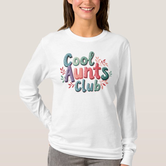 T-shirt Club des Aunts cool (Devant)