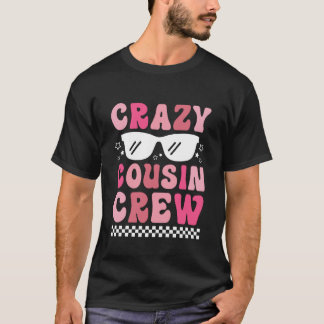 T-shirt Club des cousins fous Rétro cousins de famille app
