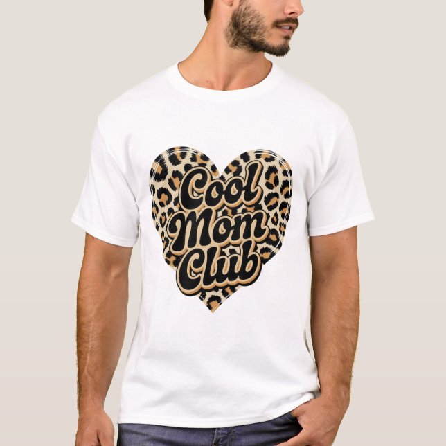 T-shirt Club des mamans cool (Devant)