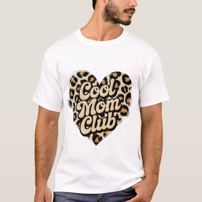 T-shirt Club des mamans cool (Devant)