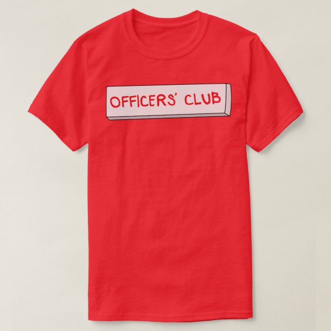 T-shirt Club des officiers (Design devant)