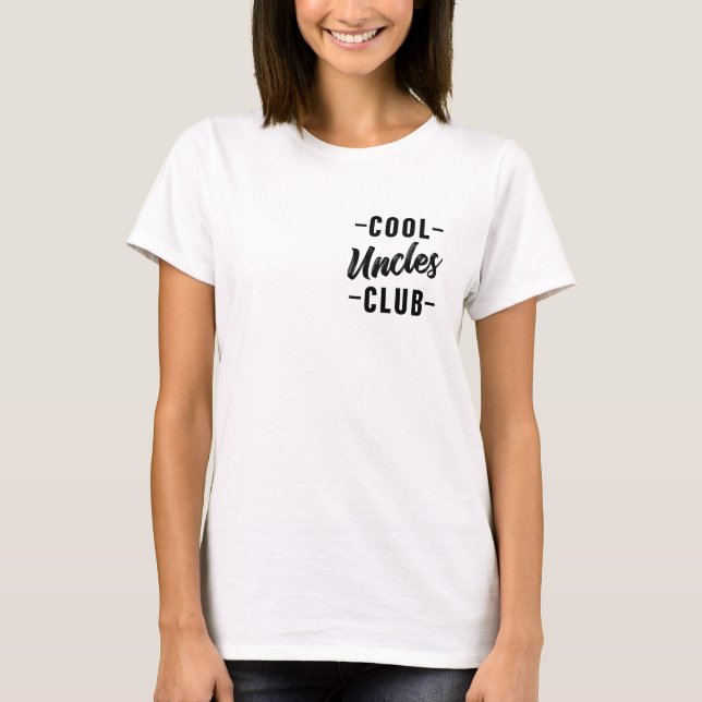 T-shirt Club des Oncles Cool (Devant)