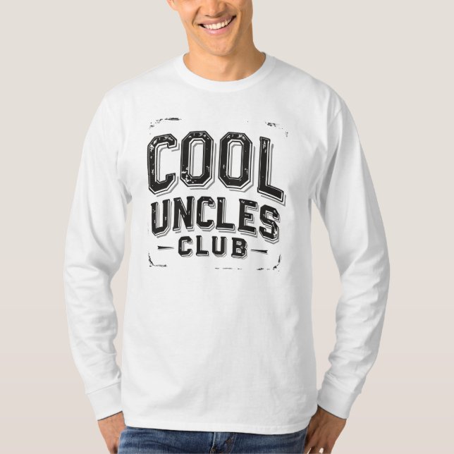 T-shirt Club des oncles cool (Devant)