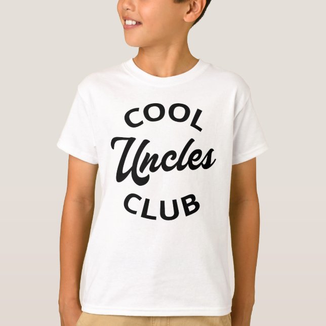 T-shirt Club des oncles cool I (Devant)