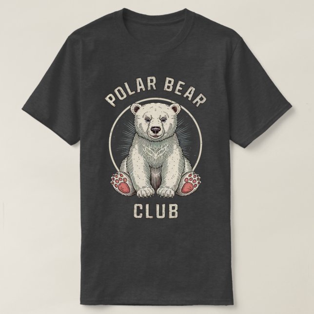 T-shirt club d'ours polaire 1 (Design devant)