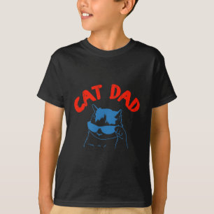 T-shirt Club Drôle de Papa de Chat 2 Faces La Vie Est Mieu