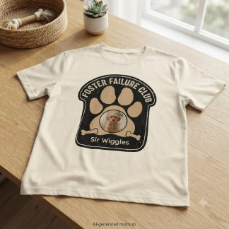 T-shirt Club du cœur pour les échecs d'adoption Patte émou