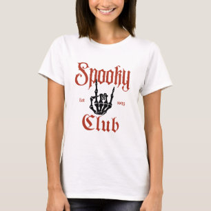 T-shirt Club éffrayant Halloween Tee