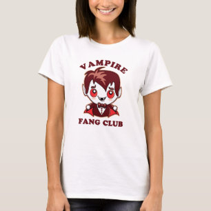 T-shirt Club Fang Pun Drôle Et Vampire Mignons