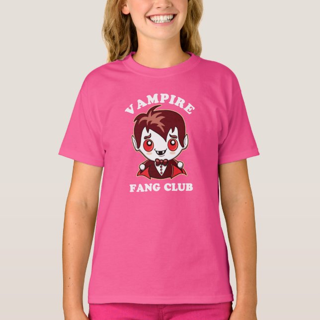 T-shirt Club Fang | Pun Drôle Et Vampire Mignons (Devant)
