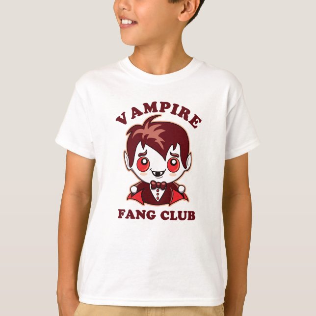 T-shirt Club Fang | Pun Drôle Et Vampire Mignons (Devant)
