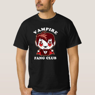 T-shirt Club Fang Pun Drôle Et Vampire Mignons
