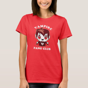 T-shirt Club Fang Pun Drôle Et Vampire Mignons
