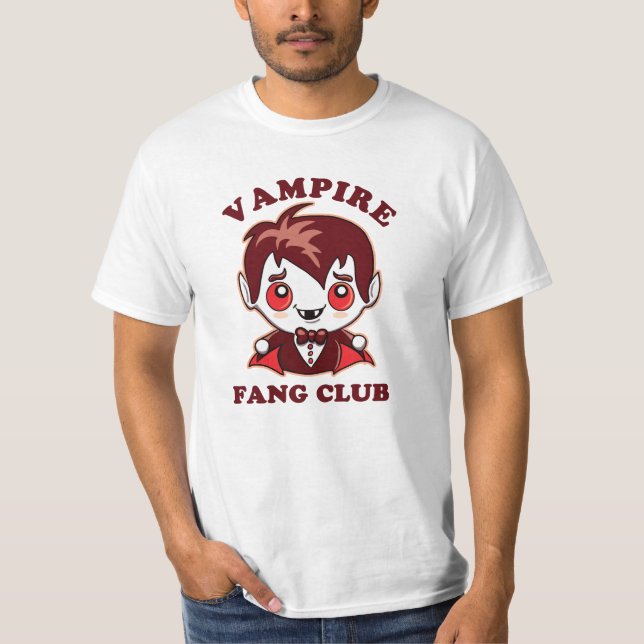 T-shirt Club Fang | Pun Drôle Et Vampire Mignons (Devant)