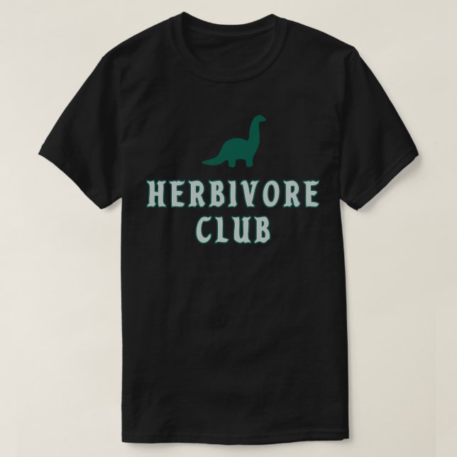 T-shirt Club Herbivore (Design devant)