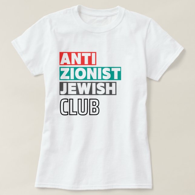 T-shirt Club juif anti-sioniste dré Femmes (Design devant)