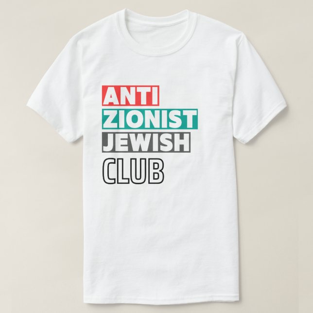 T-shirt Club juif anti-sioniste dré Hommes (Design devant)