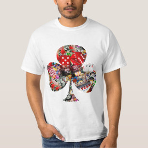 T-shirt Club - Las Vegas - Forme de carte de jeu