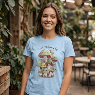 T-shirt Club nature douce - Cluster de champignons de Kawa