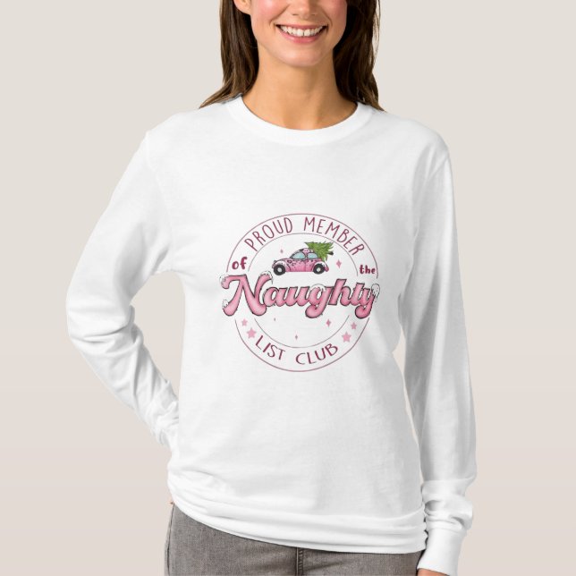 T-shirt Club Naughty List (Devant)