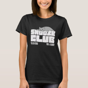 T-shirt Club Nid Entrée Gratuite Avec DJ Pillow Endormi