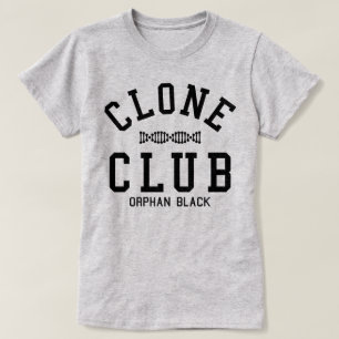 T-shirt Club noir orphelin de clone