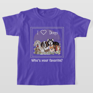 T-Shirt Club Pack Chien Texte Personnalisé