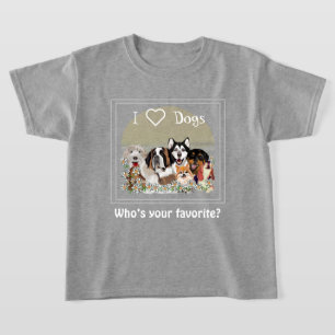 T-Shirt Club Personnalisé Texte Pack Chiens