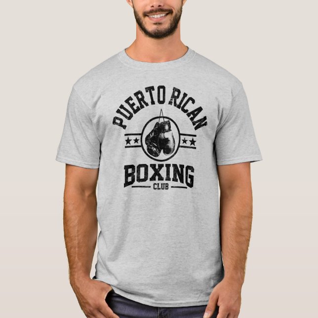 T-shirt Club portoricain de boxe (Devant)