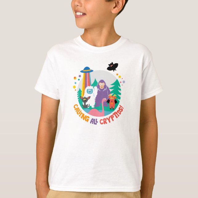 T-shirt club pour enfants Cryptid (Devant)