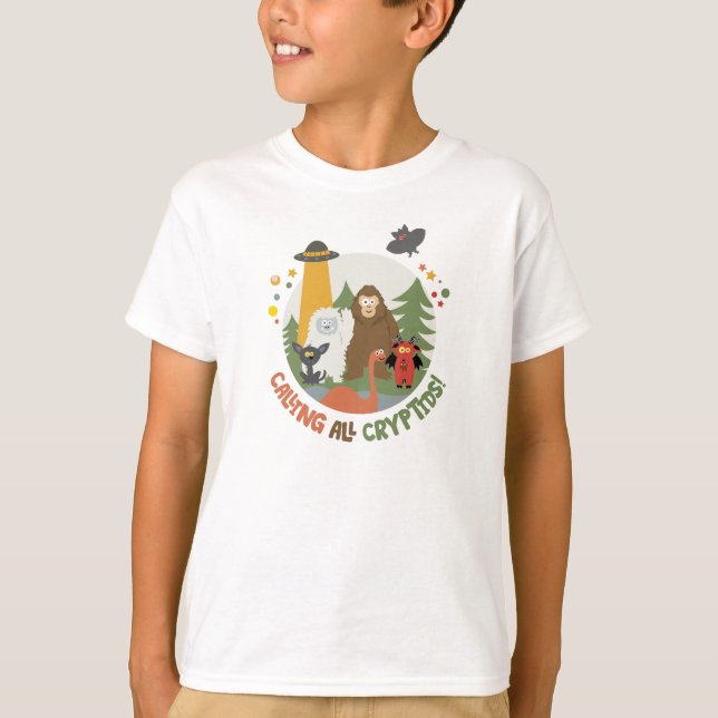 T-shirt club pour enfants Cryptid (Devant)