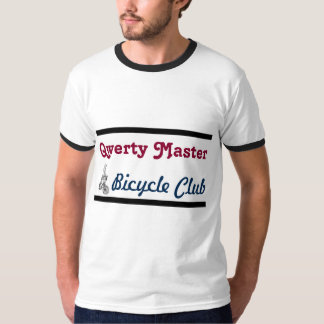 T-shirt Club principal QWERTY de bicyclette