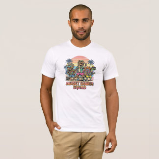 T-shirt Club Rétro Reptile Drôle Dinosaure Vintage Été