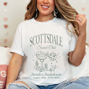 T-shirt Club Social de Fête de Fiançailles sur mesure à Sc