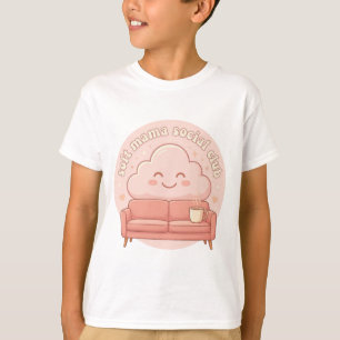 T-shirt club social de maman douce, maternité douce, maman
