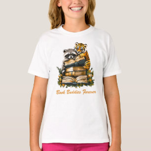 T-shirt Club vintage de livres de bois