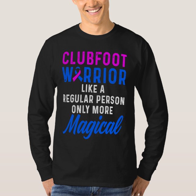 T-shirt Clubfoot Awareness Warrior Magical CTEV TEV Surviv (Devant)